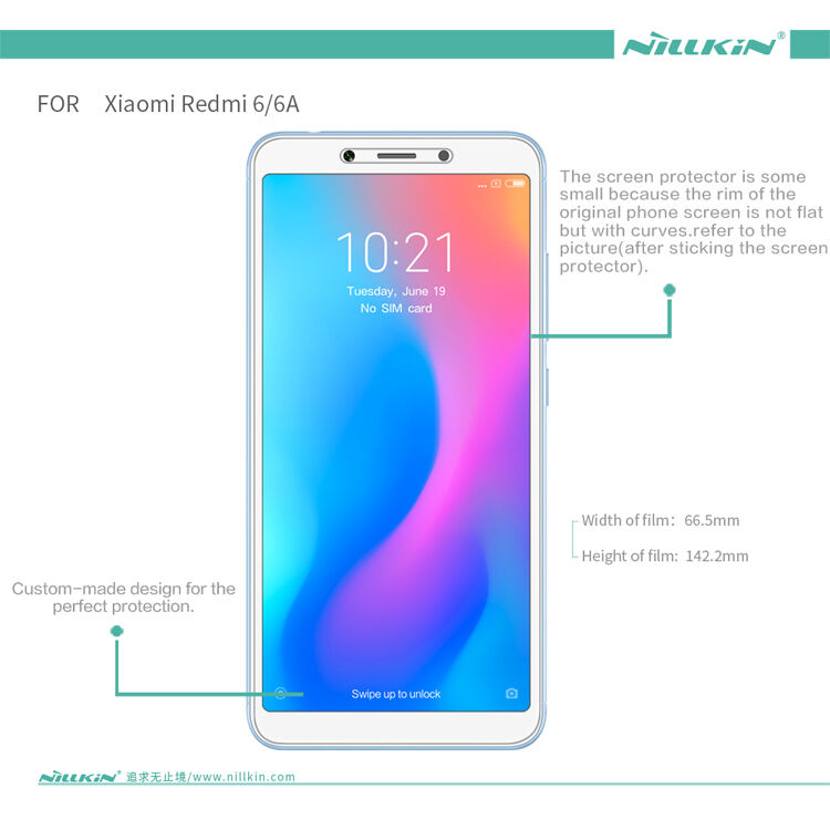 Nillkin védő fólia Xiaomi Redmi 6 - átlátszó