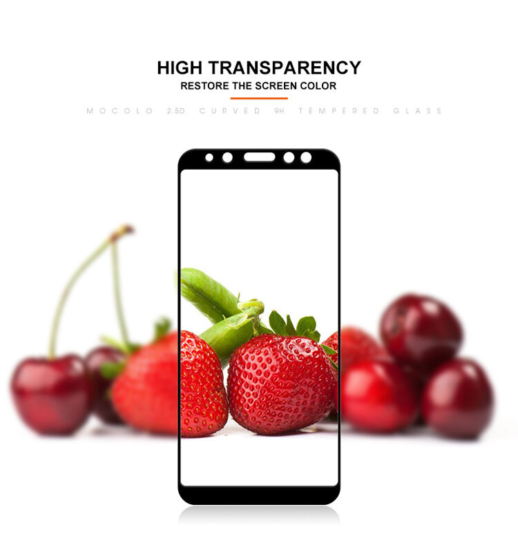 Mocolo edzett 3D üveg Samsung Galaxy A6 (2018) - fekete