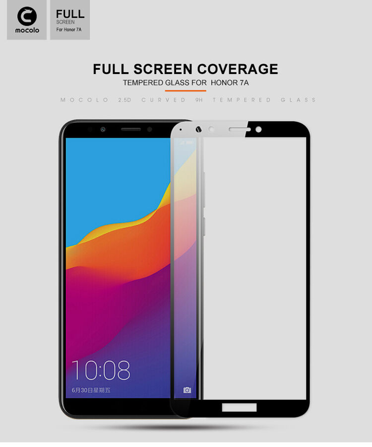 Mocolo edzett 3D üveg Honor 7A / 7S - fehér