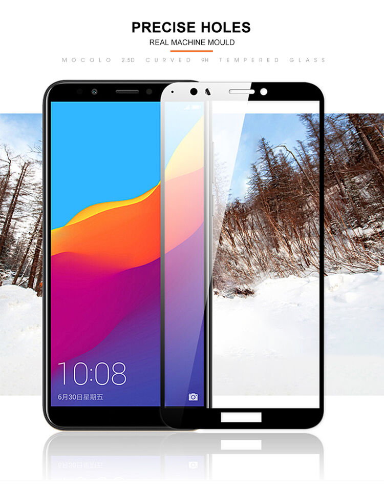Mocolo edzett 3D üveg Honor 7A / 7S - fehér