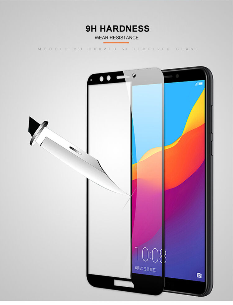 Mocolo edzett 3D üveg Honor 7A / 7S - fehér