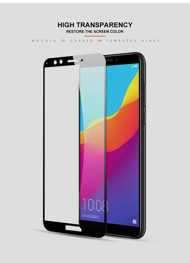 Mocolo edzett 3D üveg Honor 7A / 7S - fehér