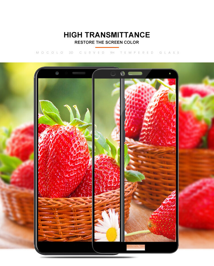 Mocolo edzett 3D üveg Honor 7X - fekete