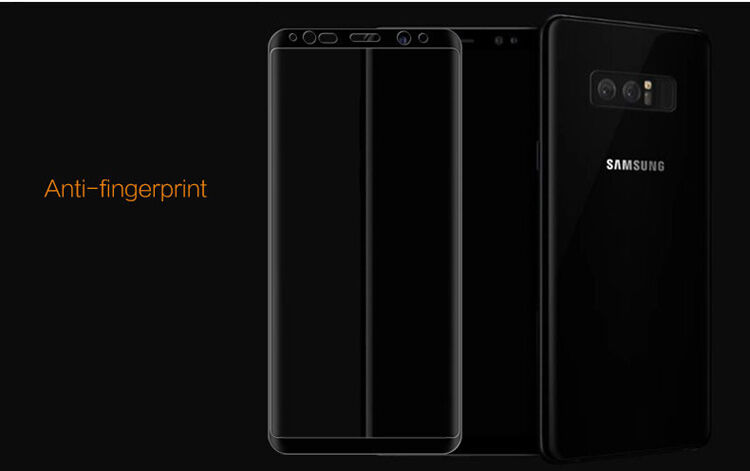 Mocolo edzett 3D üveg Samsung Galaxy Note 8 - fekete