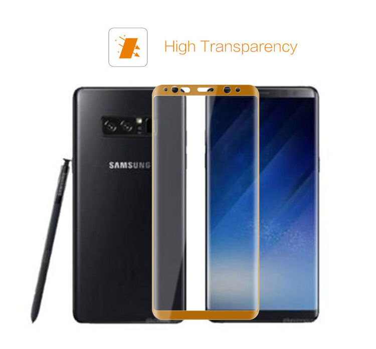 Mocolo edzett 3D üveg Samsung Galaxy Note 8 - fekete