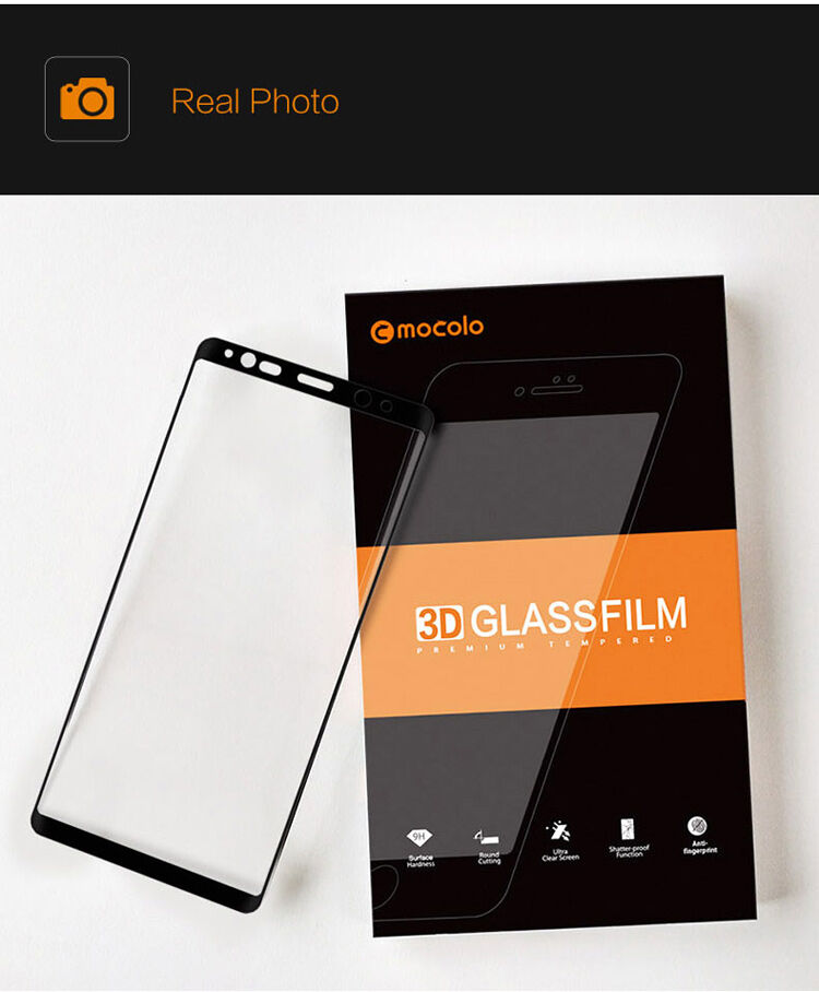 Mocolo edzett 3D üveg Samsung Galaxy Note 8 - fekete Mocolo edzett 3D üveg Samsung Galaxy Note 8 - fekete