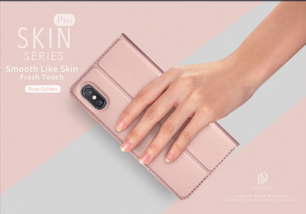 Dux Ducis Skin Pro flip cover tok Xiaomi Mi 8 - arany