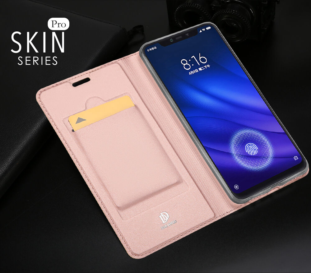 Dux Ducis Skin Pro flip cover tok Xiaomi Mi 8 - arany