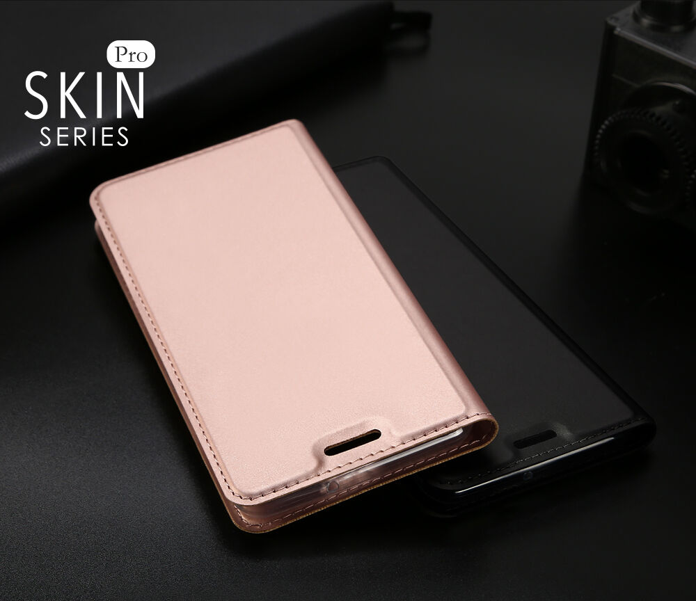 Dux Ducis Skin Pro flip cover tok Xiaomi Mi 8 - rózsaszín-arany
