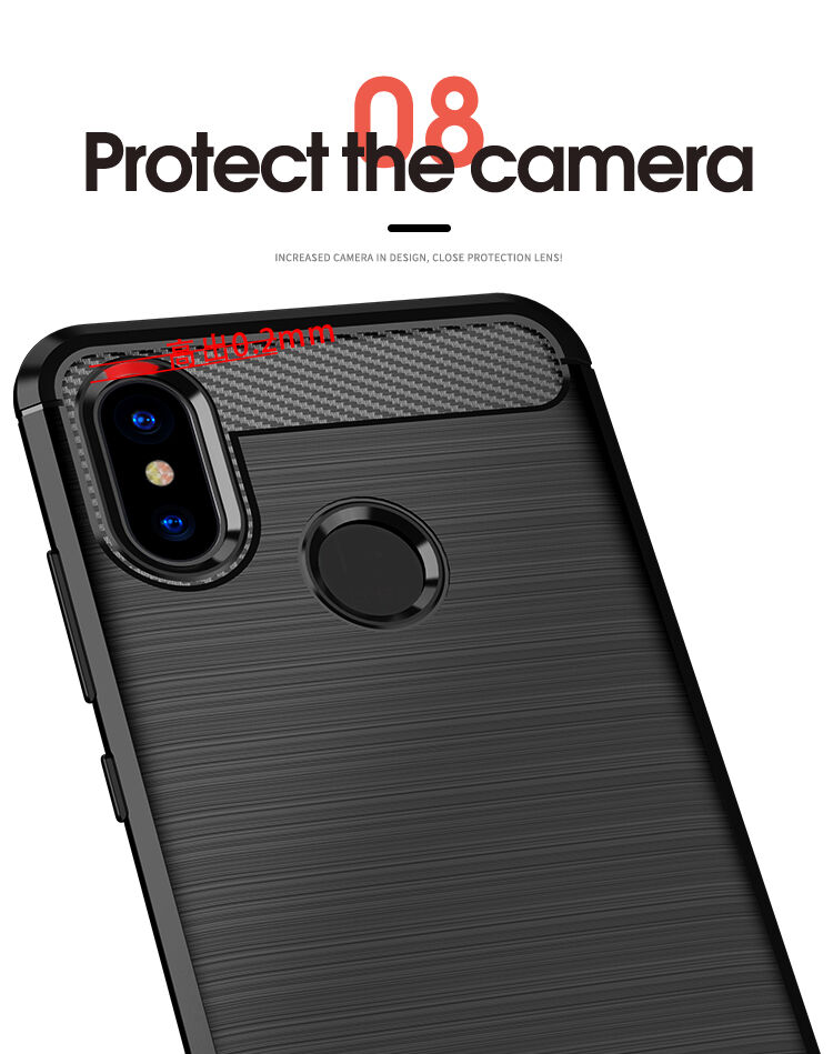 Ipaky műanyag tok csiszolt textúrával Xiaomi Mi 8 - szürke