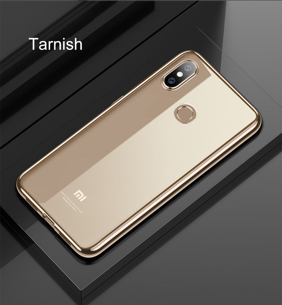 Baseus Shining átlátszó tok kerettel Xiaomi Mi 8 - kék