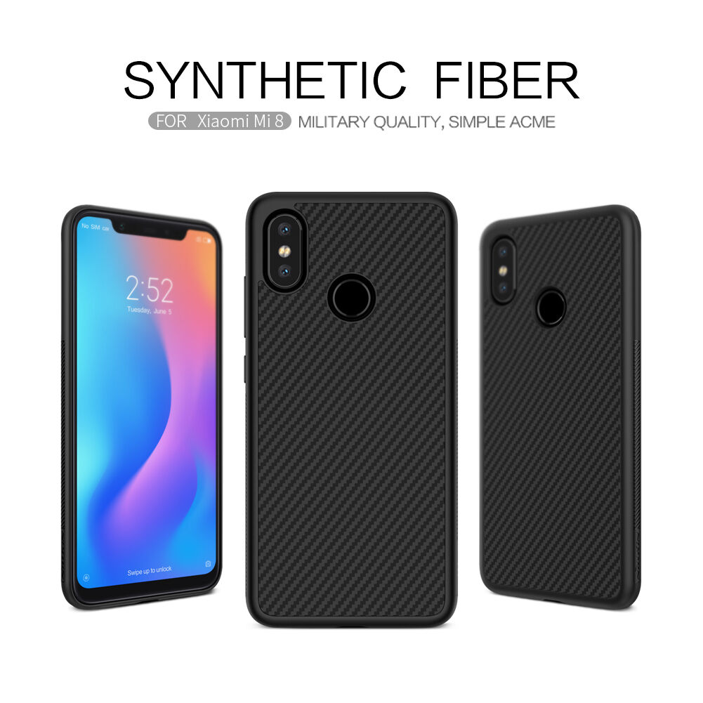 Nillkin műanyag tok Xiaomi Mi 8 - fekete