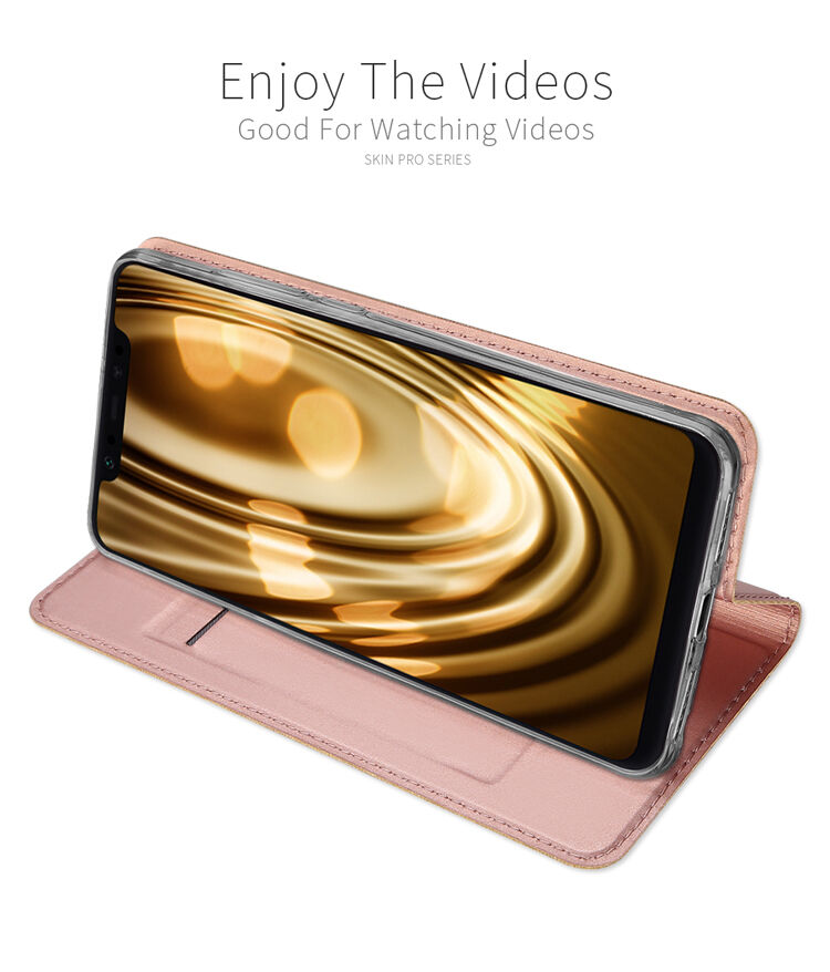 Dux Ducis Skin Pro bőr flip cover tok Xiaomi Mi 8 - kék