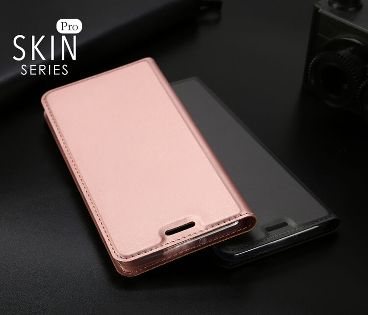 Dux Ducis Skin Pro bőr flip cover tok Xiaomi Mi 8 - kék