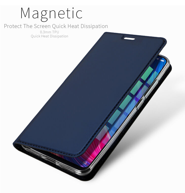 Dux Ducis Skin Pro bőr flip cover tok Xiaomi Mi 8 - fekete