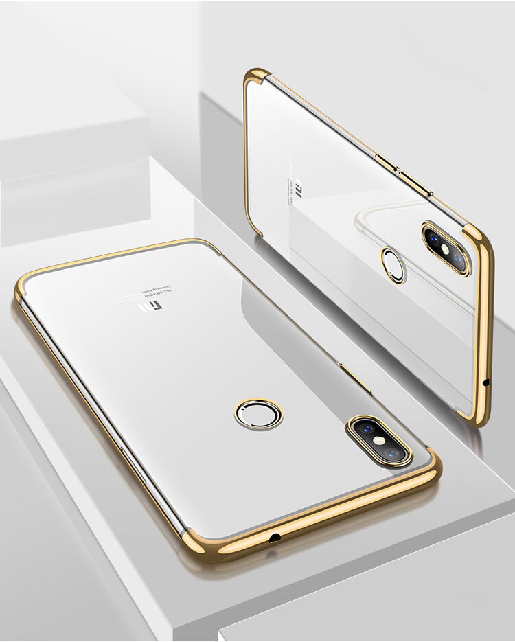 Cafele műanyag tok átlátszó kerettel Xiaomi Mi 8 - kék Cafele műanyag tok átlátszó kerettel Xiaomi Mi 8 - kék