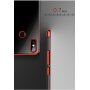 Cafele műanyag tok átlátszó kerettel Xiaomi Mi 8 - fekete