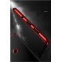 Cafele műanyag tok átlátszó kerettel Xiaomi Mi 8 - piros