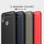 Tartós tok csiszolt textúrával Honor 8A - piros