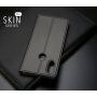 Dux Ducis Skin Pro bőr flip cover tok Honor 8X - sötétkék