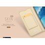 Dux Ducis Skin Pro bőr flip cover tok Honor 8X - arany