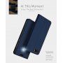 Dux Ducis Skin Pro bőr flip cover tok Honor 7S - sötétkék