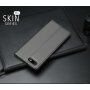 Dux Ducis Skin Pro bőr flip cover tok Honor 7S - sötétkék