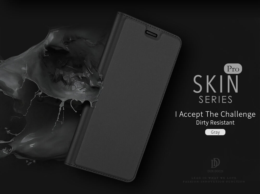 Dux Ducis Skin Pro bőr flip cover tok Honor 7S - arany