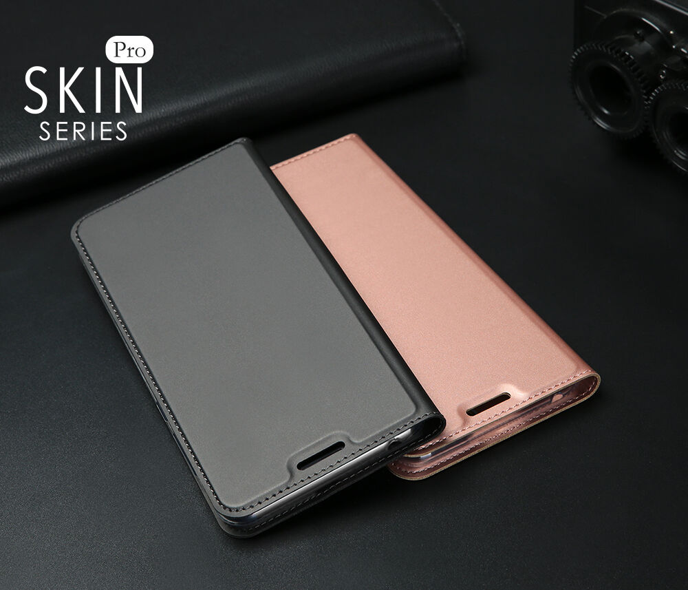 Dux Ducis Skin Pro bőr flip cover tok Honor 7S - arany