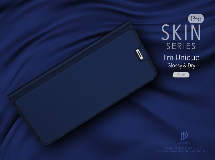 Dux Ducis Skin Pro bőr flip cover tok Honor 7A - szürke