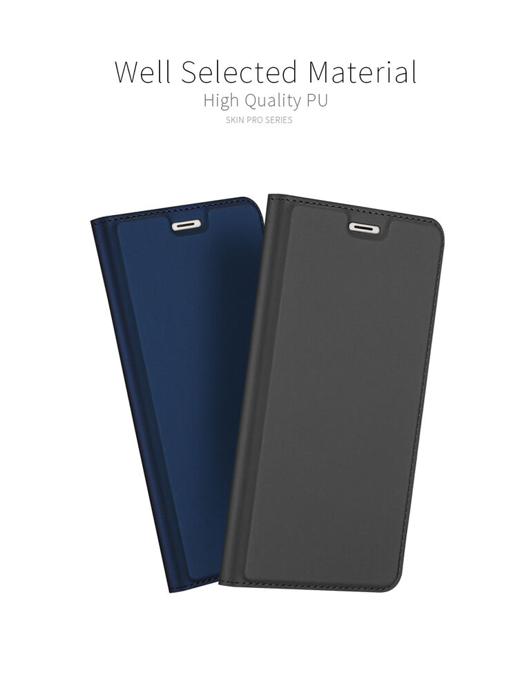 Dux Ducis Skin Pro bőr flip cover tok Honor 7A - szürke