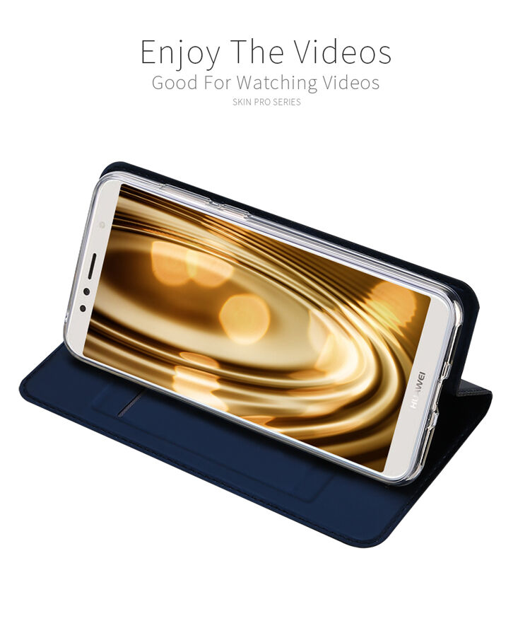 Dux Ducis Skin Pro bőr flip cover tok Honor 7A - szürke