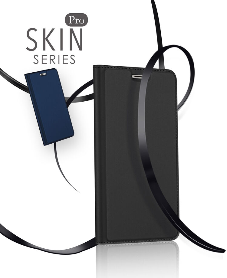 Dux Ducis Skin Pro bőr flip cover tok Honor 7A - szürke