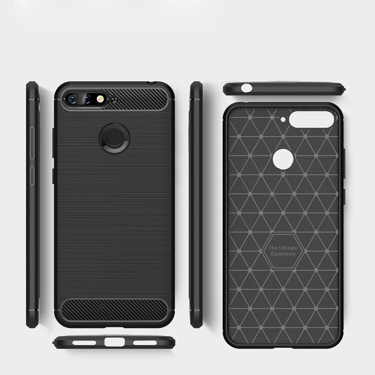 Tartós tok csiszolt textúrával Honor 7A - sötétkék