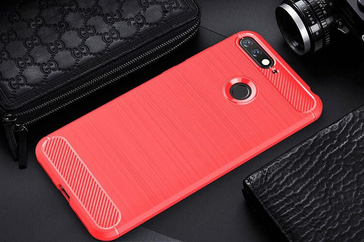 Tartós tok csiszolt textúrával Honor 7A - sötétkék Tartós tok csiszolt textúrával Honor 7A - sötétkék