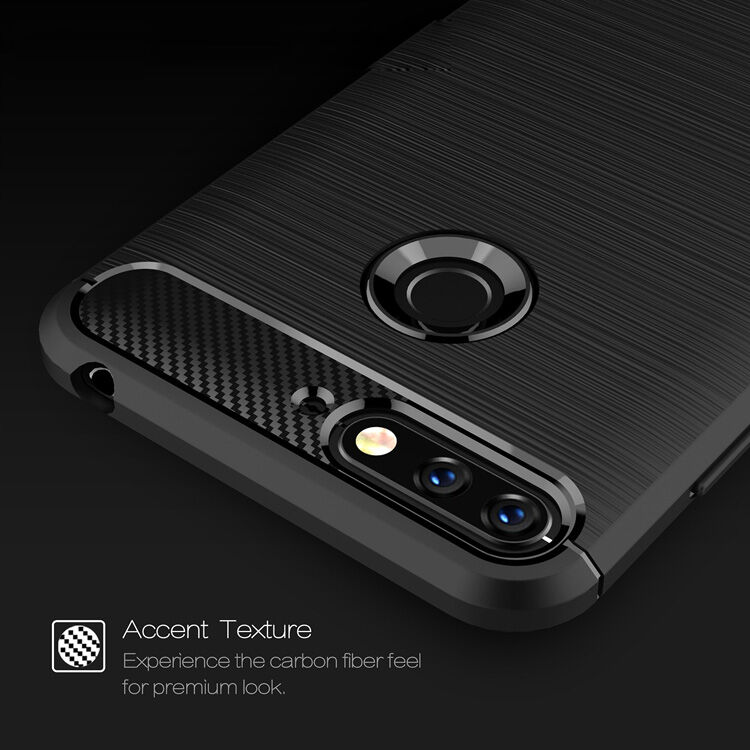 Tartós tok csiszolt textúrával Honor 7A - piros