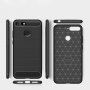Tartós tok csiszolt textúrával Honor 7A - piros