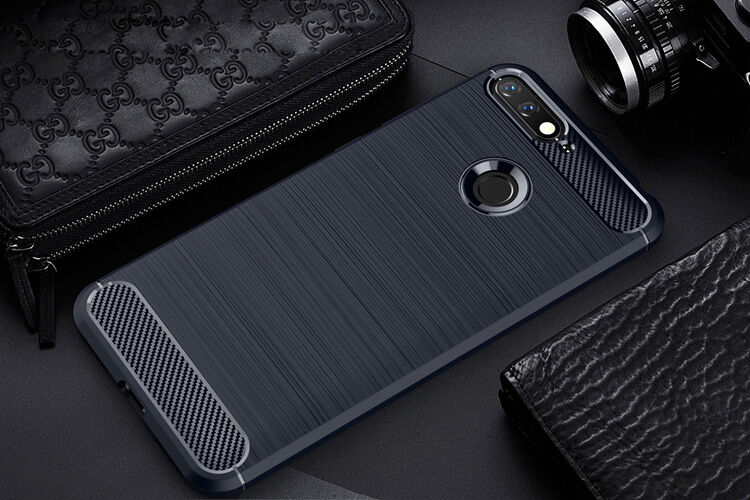 Tartós tok csiszolt textúrával Honor 7A - piros