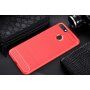 Tartós tok csiszolt textúrával Honor 7A - piros