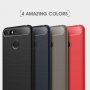 Tartós tok csiszolt textúrával Honor 7A - fekete