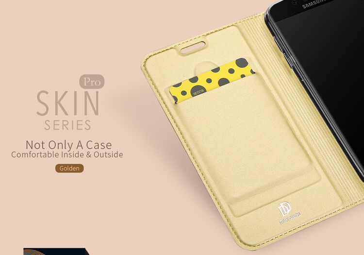 Dux Ducis Skin Pro flip cover tok Samsung Galaxy J3 (2017) - sötétkék