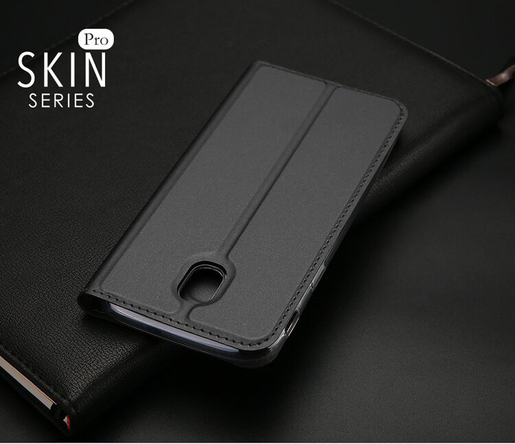 Dux Ducis Skin Pro flip cover tok Samsung Galaxy J3 (2017) - rózsaszín-arany