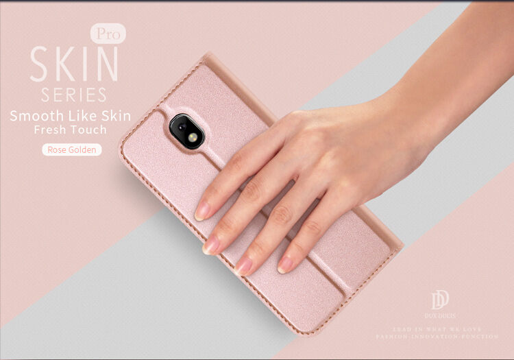 Dux Ducis Skin Pro flip cover tok Samsung Galaxy J3 (2017) - fekete