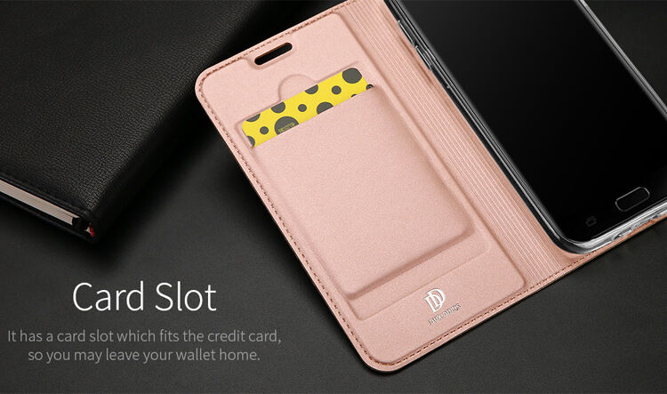 Dux Ducis Skin Pro flip cover tok Samsung Galaxy J3 (2017) - fekete