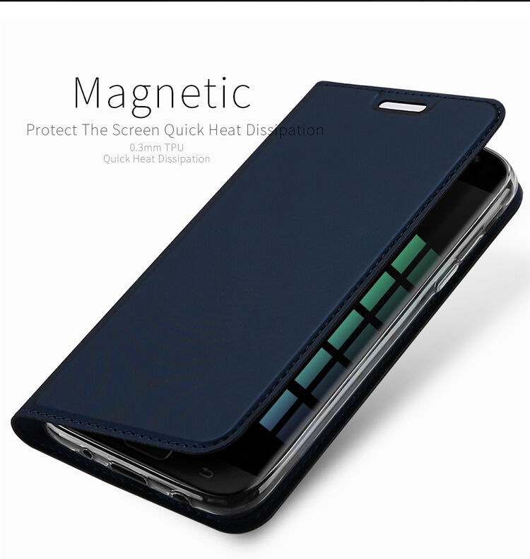 Dux Ducis Skin Pro flip cover tok Samsung Galaxy J5 (2017) - sötétkék
