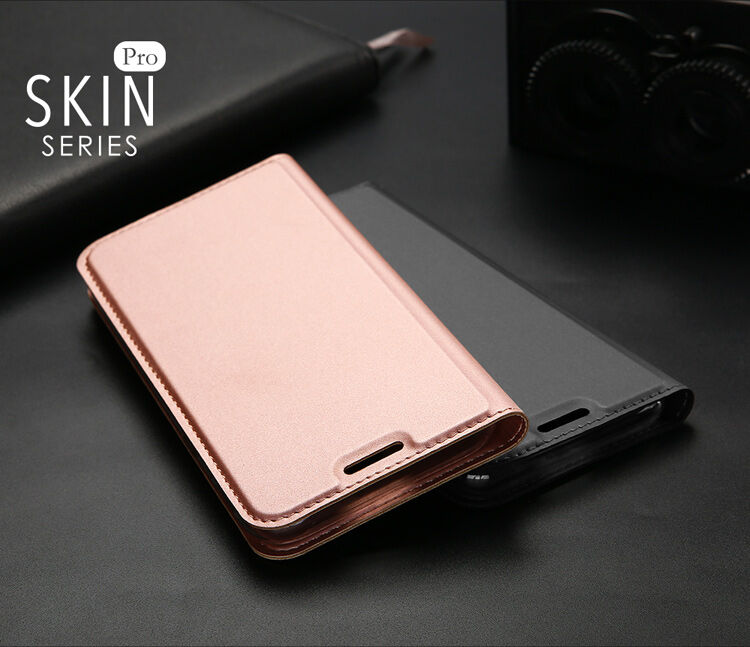 Dux Ducis Skin Pro flip cover tok Samsung Galaxy J5 (2017) - rózsaszín-arany