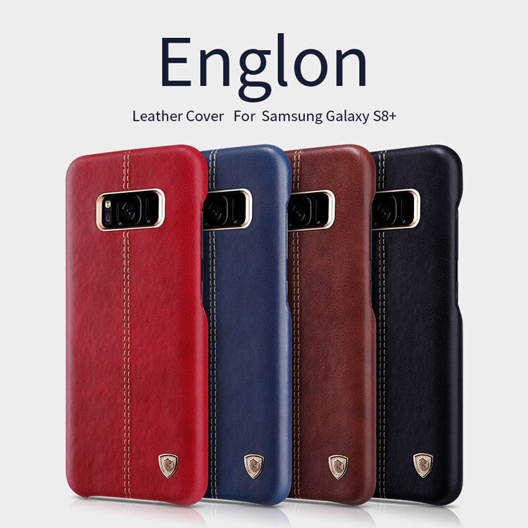 Nillkin Englon bőr tok Samsung Galaxy S8 Plus - piros