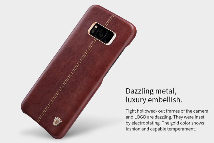 Nillkin Englon bőr tok Samsung Galaxy S8 Plus - piros