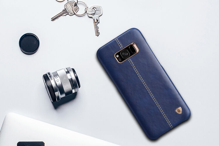 Nillkin Englon bőr tok Samsung Galaxy S8 Plus - piros