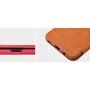 Nillkin Qin bőr flip cover tok Samsung Galaxy S8 Plus - barna